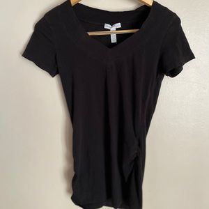 Maternity black tee